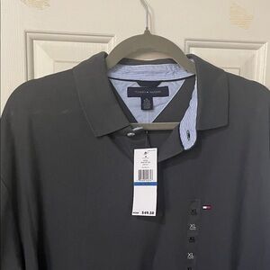 Tommy Hilfiger Men's Dark Gray Polo Shirt